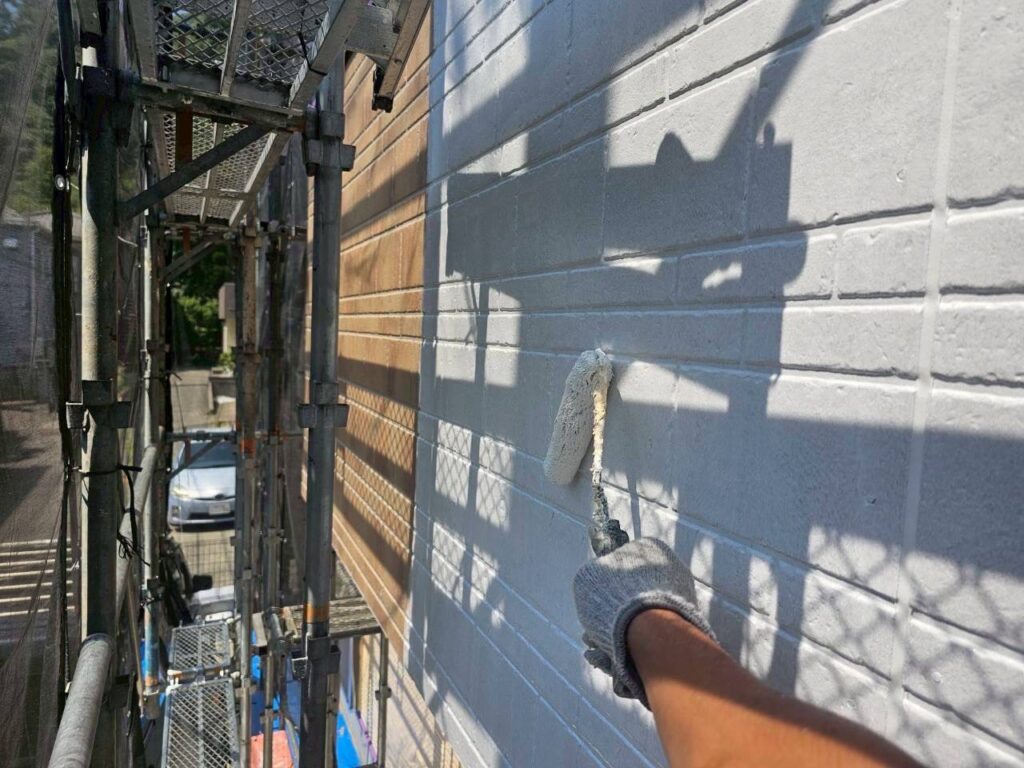 外壁下塗り