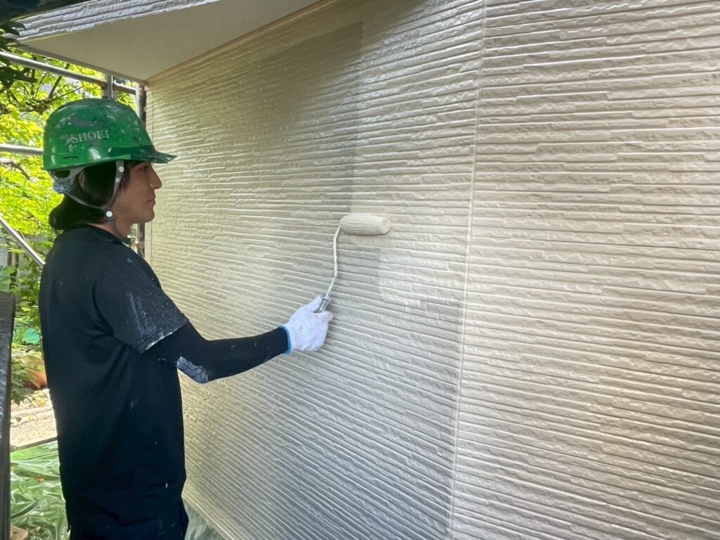 外壁上塗り