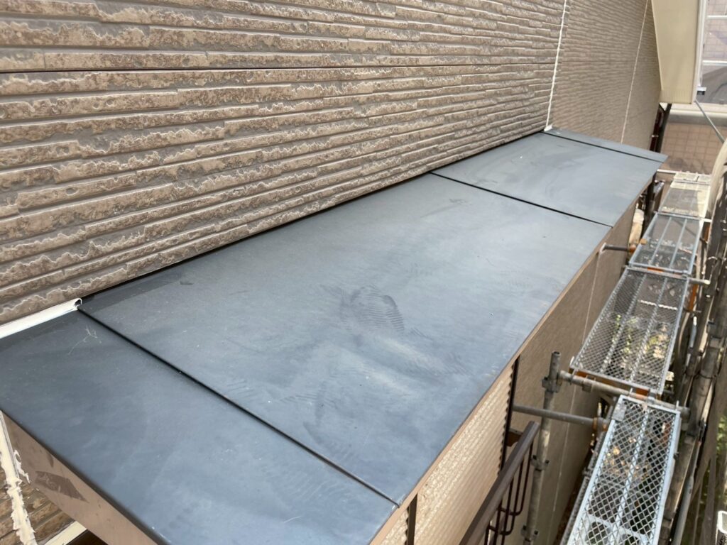 下屋根施工前