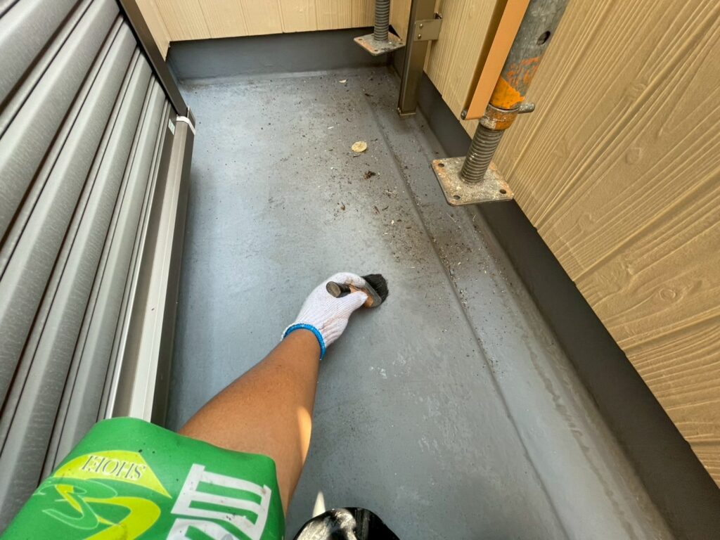 ベランダ清掃