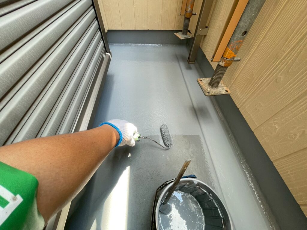 トップコート塗布