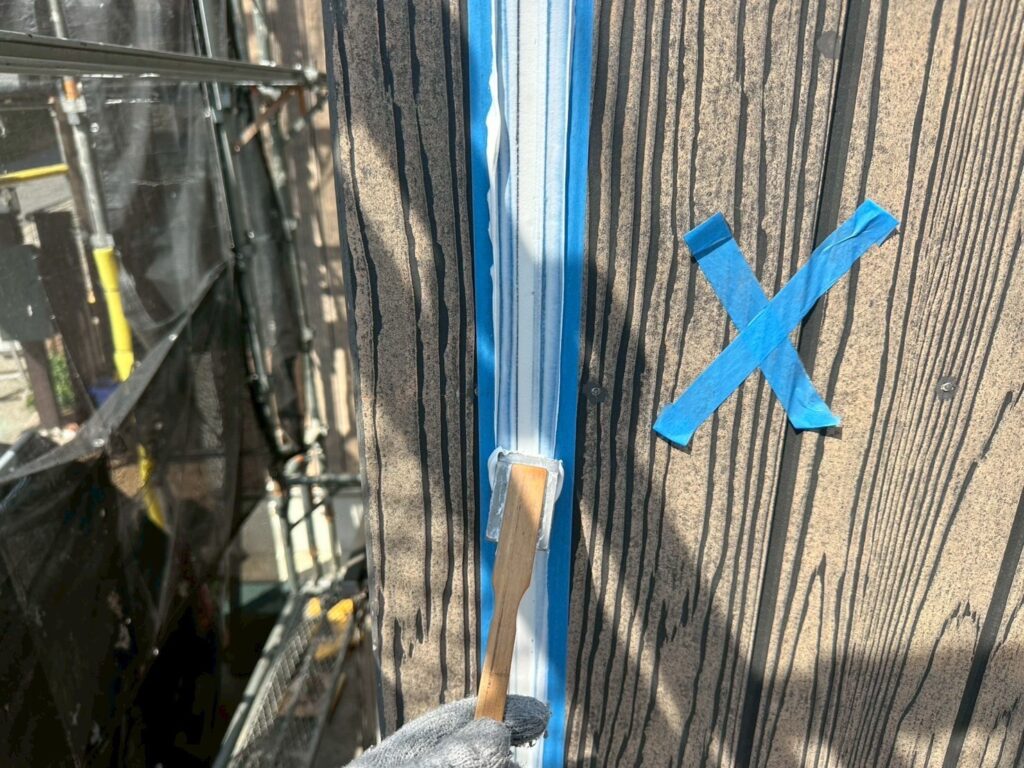 ヘラ押さえ