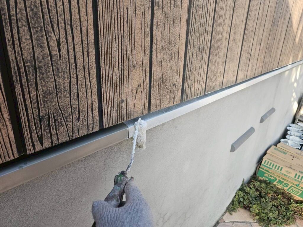 水切り下塗り
