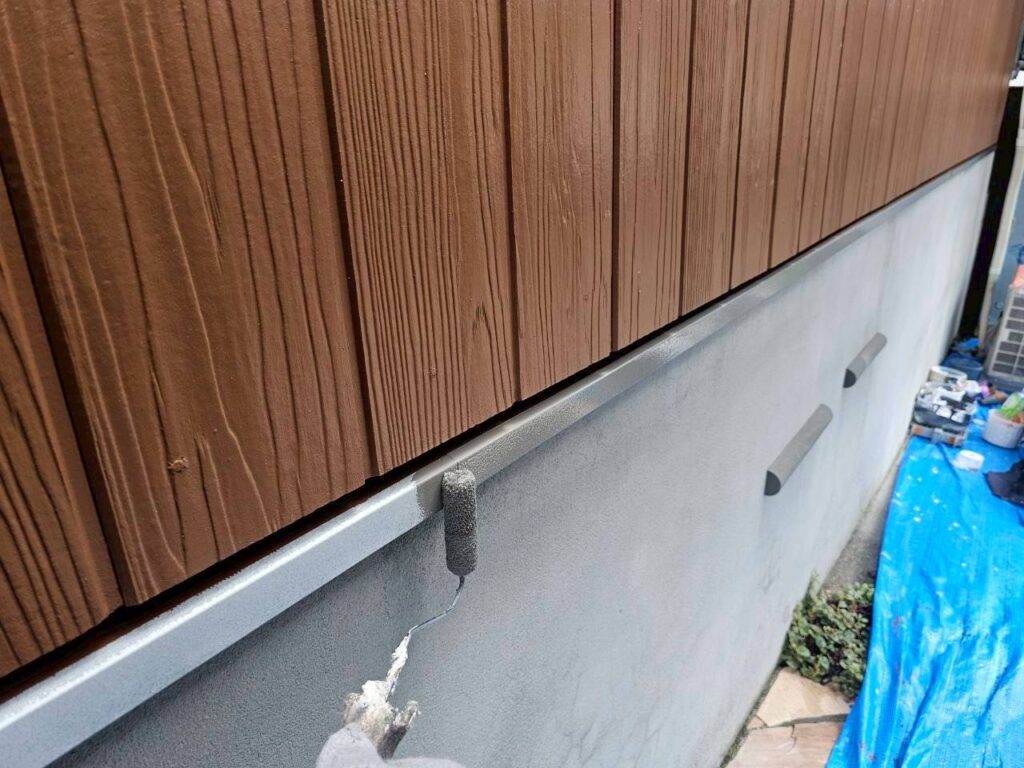 水切り中塗り