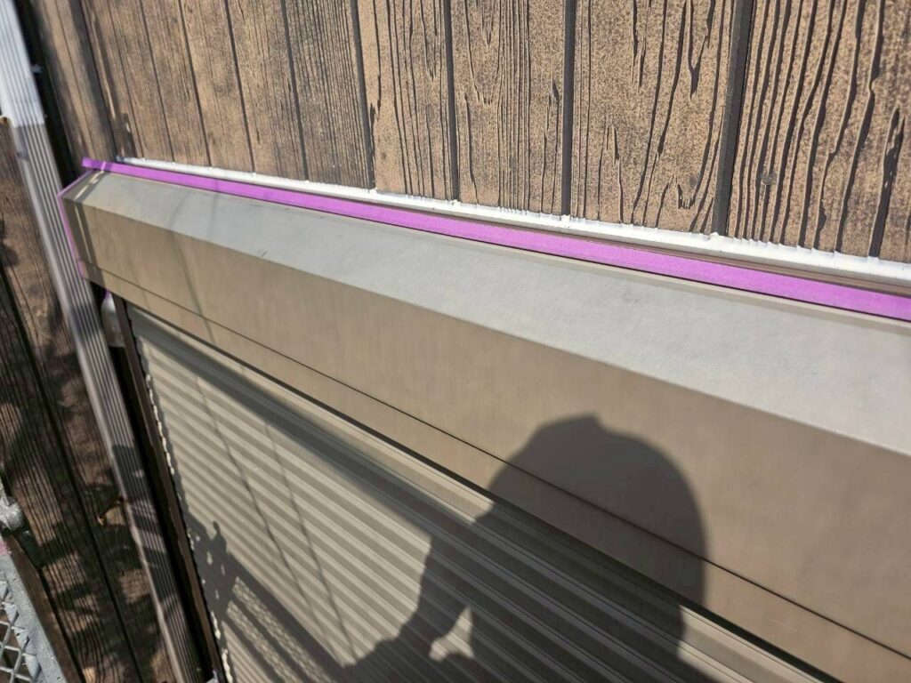 シャッターボックス施工前