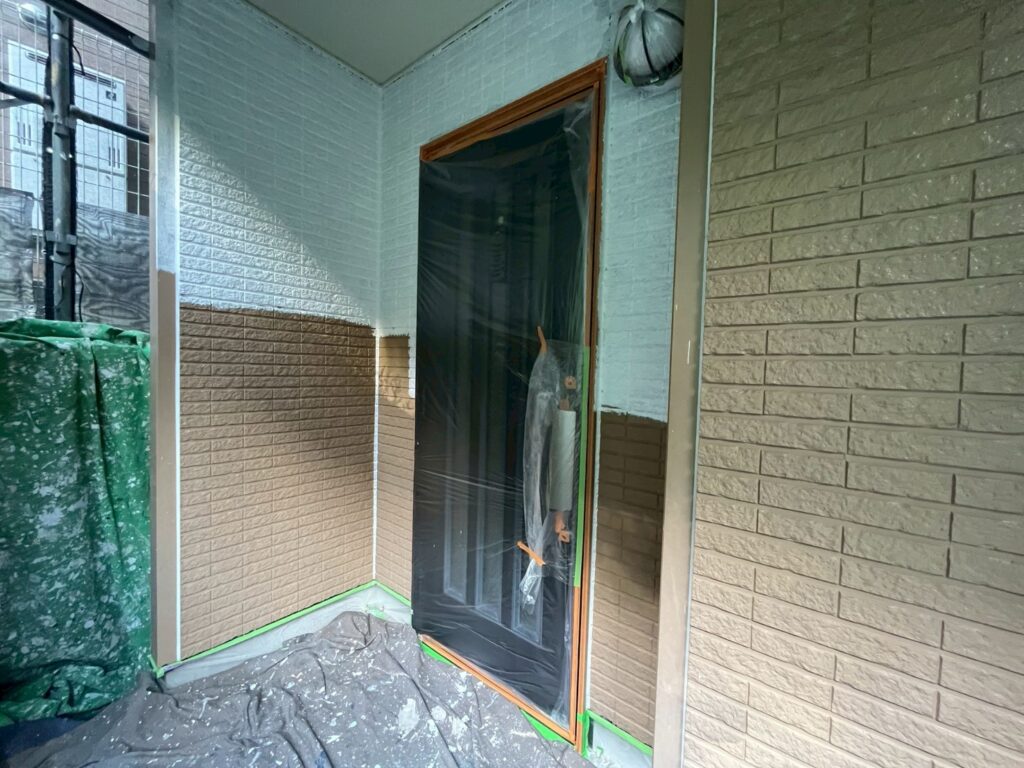 外壁下塗り