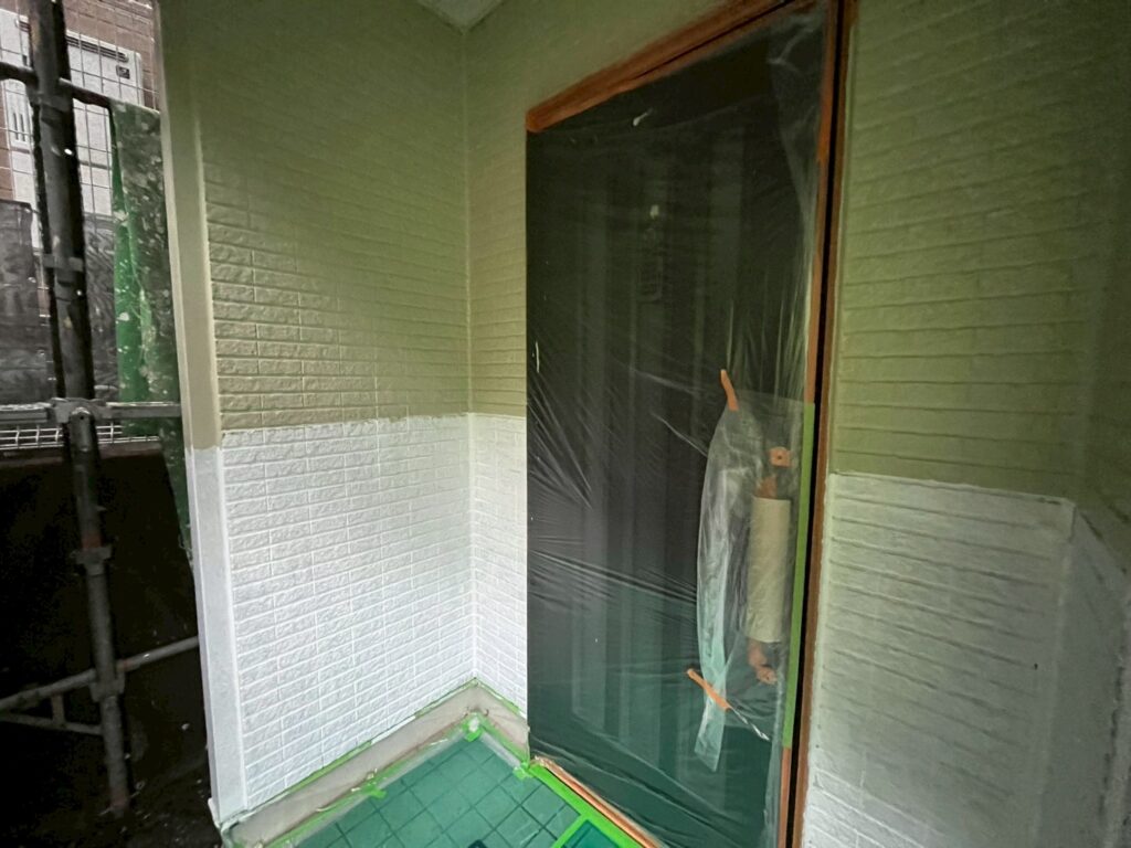 外壁中塗り