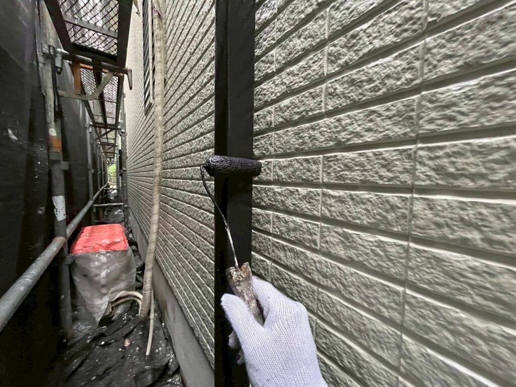 雨樋上塗り2回目