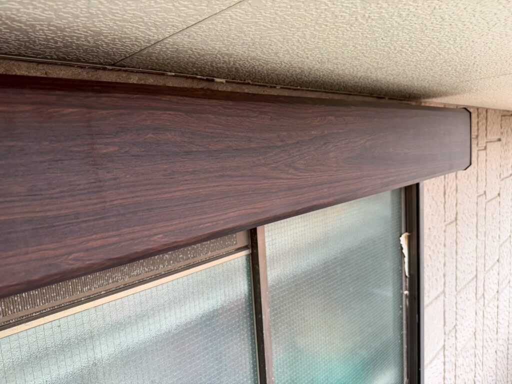 霧よけ庇施工前