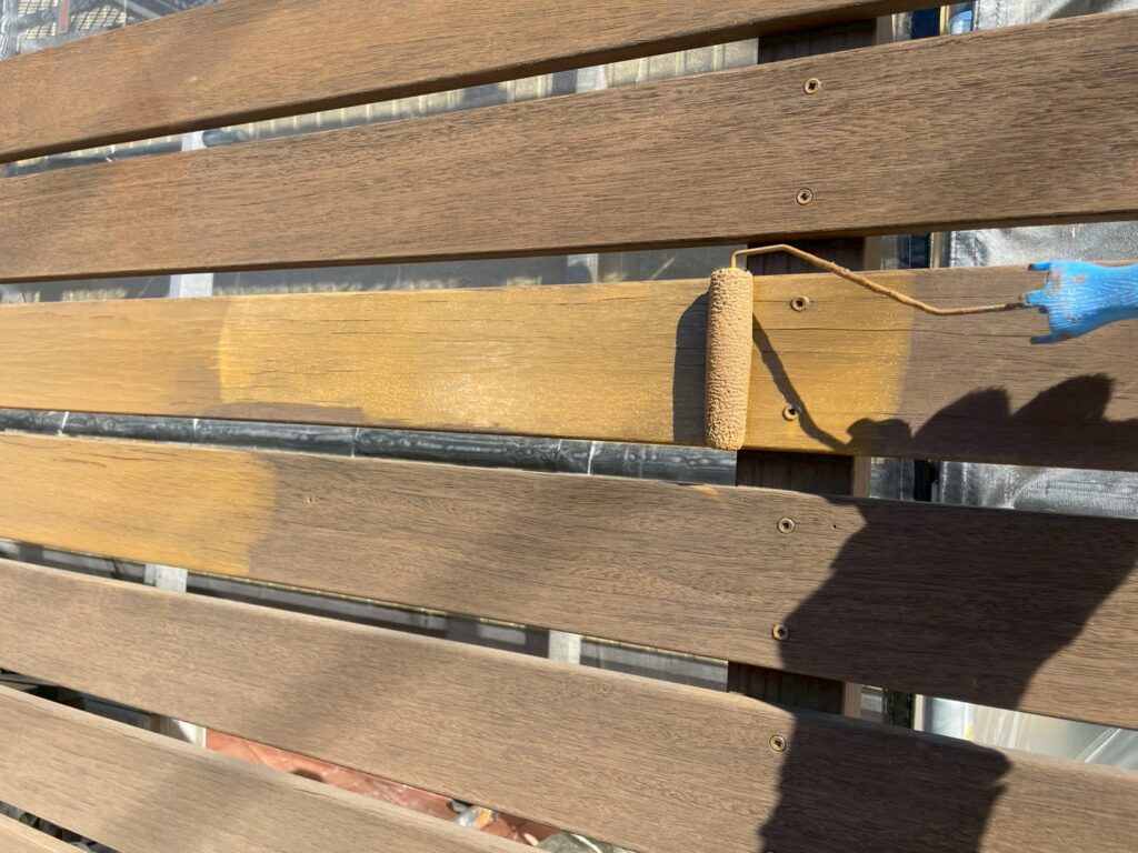 キシラデコール上塗り