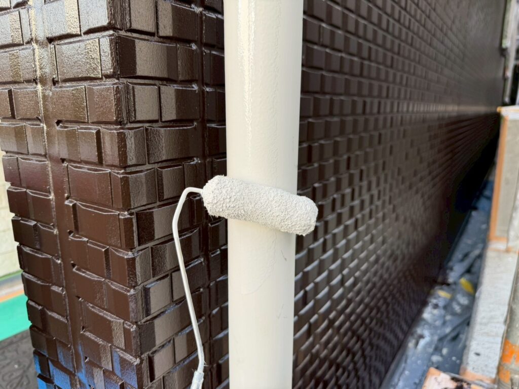 雨樋上塗り1回目