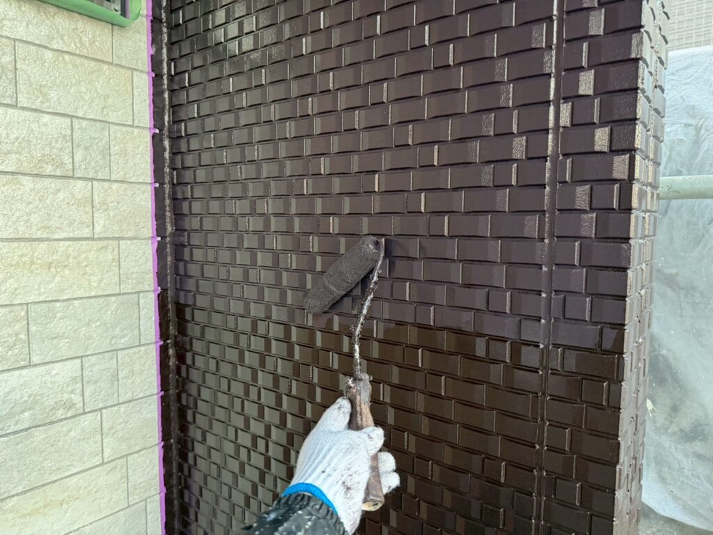 外壁上塗り