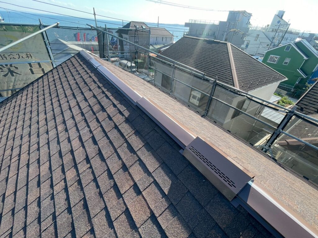 棟板金施工完了