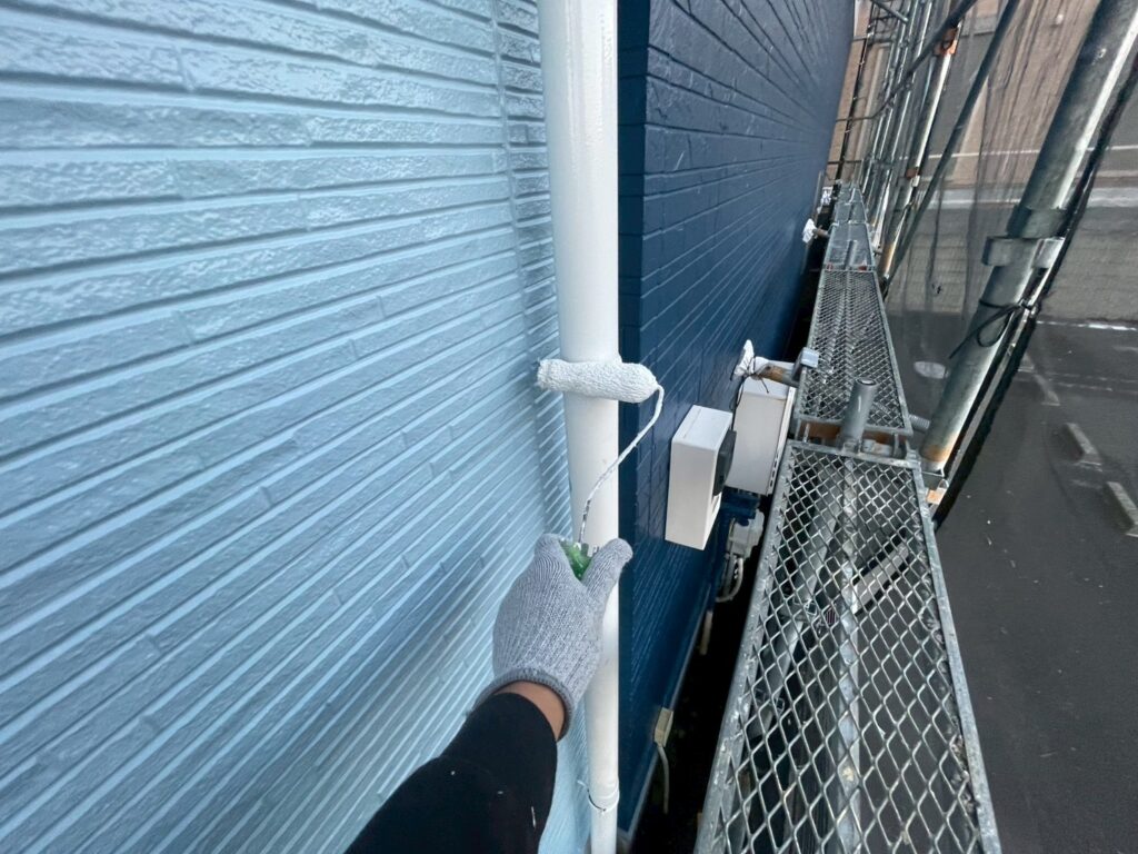 雨樋上塗り1回目