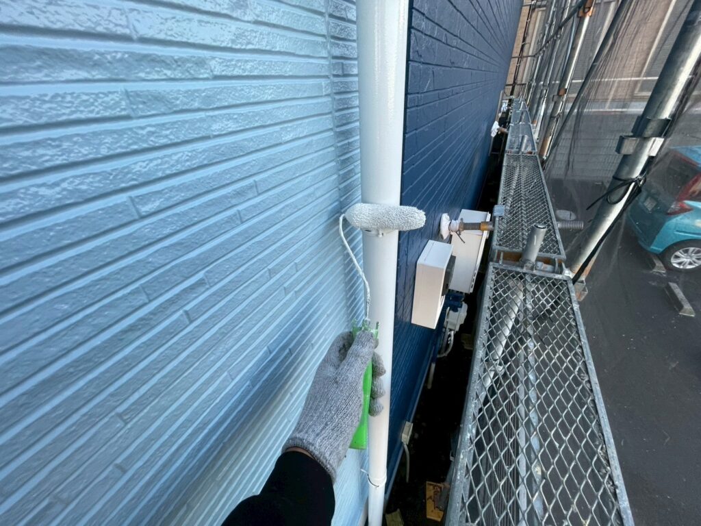 雨樋上塗り2回目