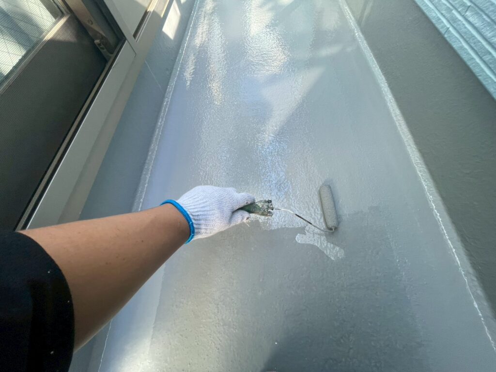 トップコート塗布