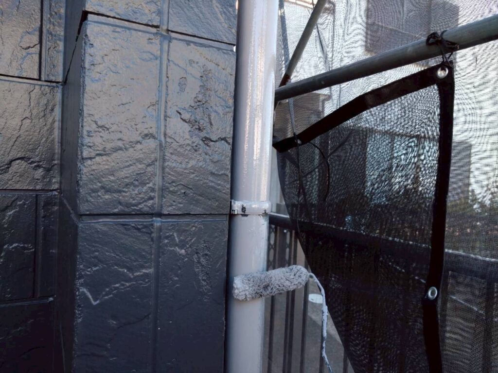 雨樋上塗り1回目