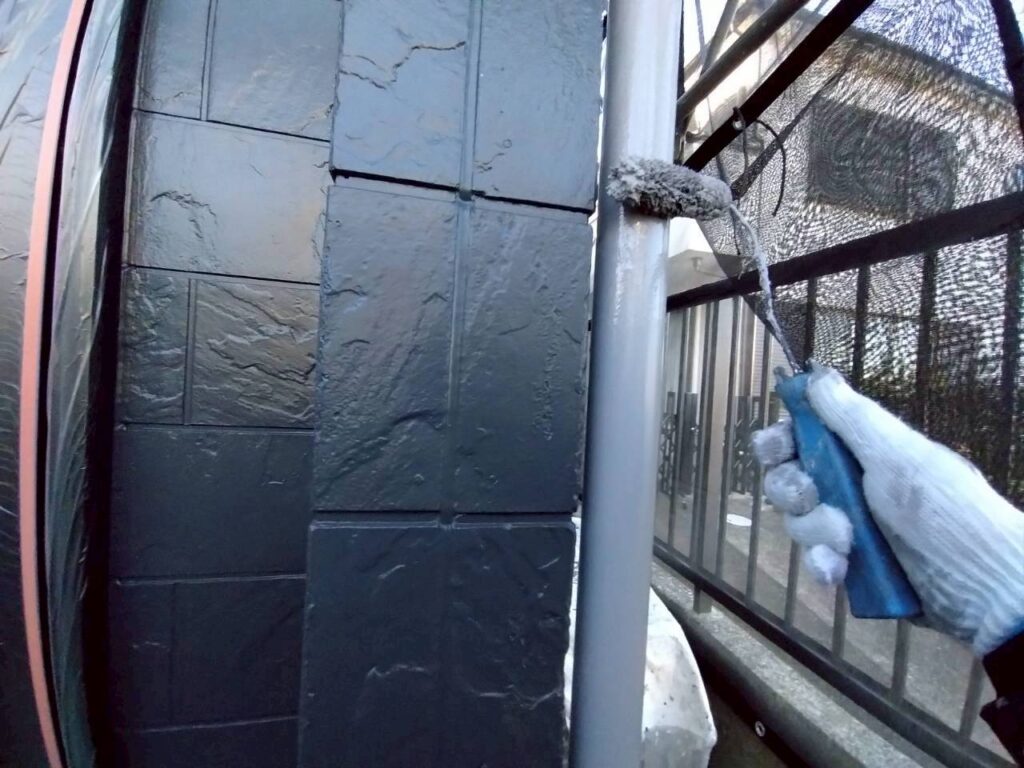 雨樋上塗り2回目