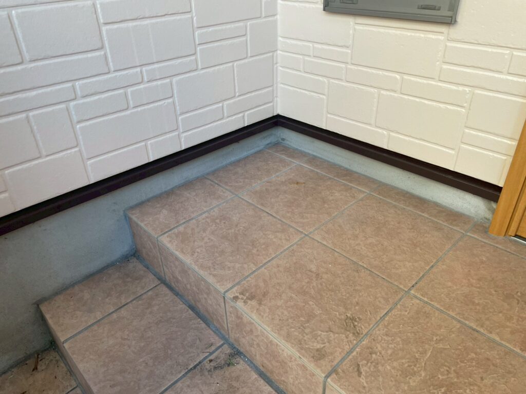 水切り施工完了