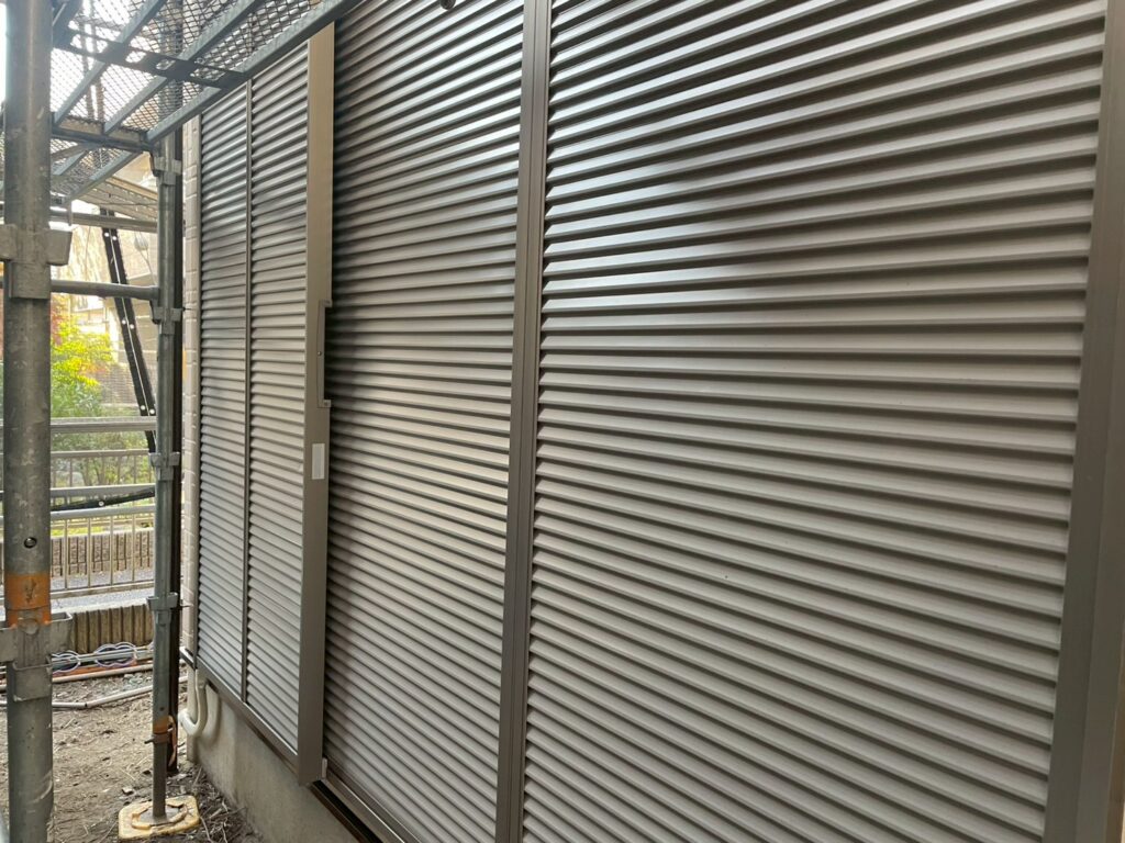 雨戸施工完了