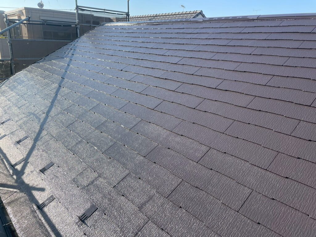 屋根施工完了
