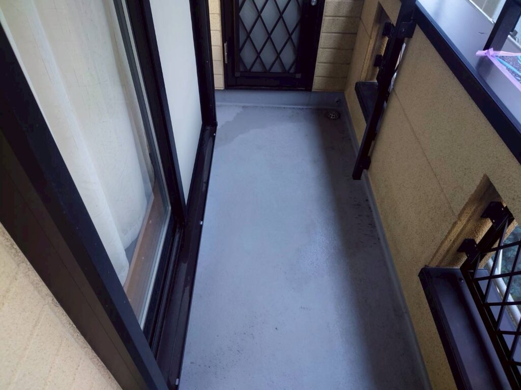 ベランダ施工完了