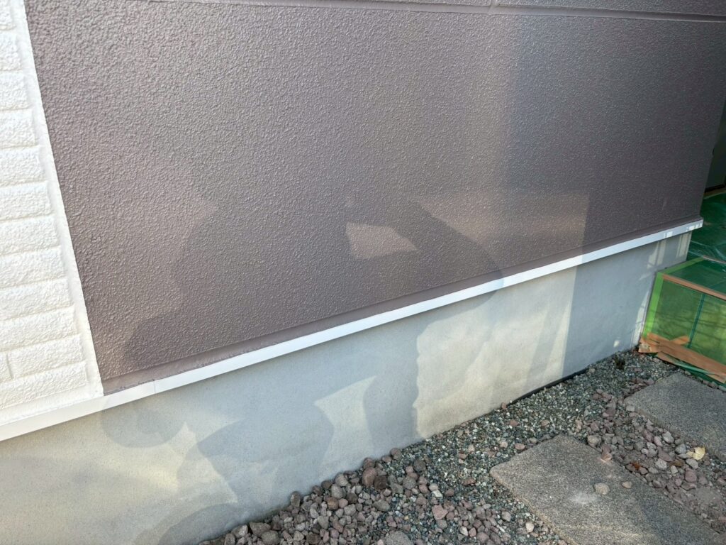 水切り施工完了