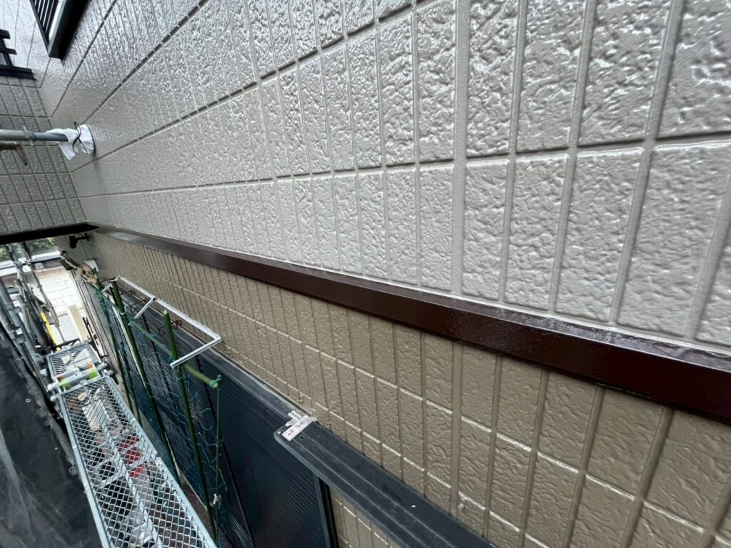 水切り施工完了