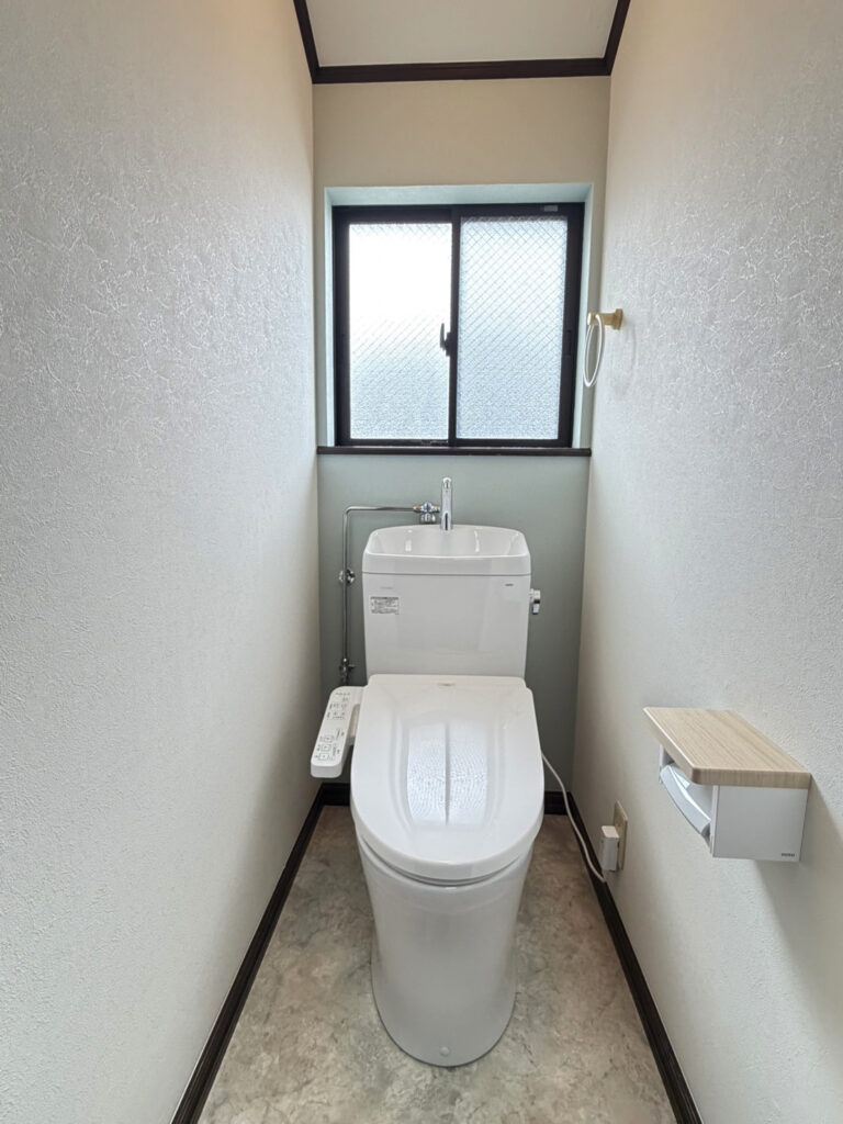 トイレ工事施工完了