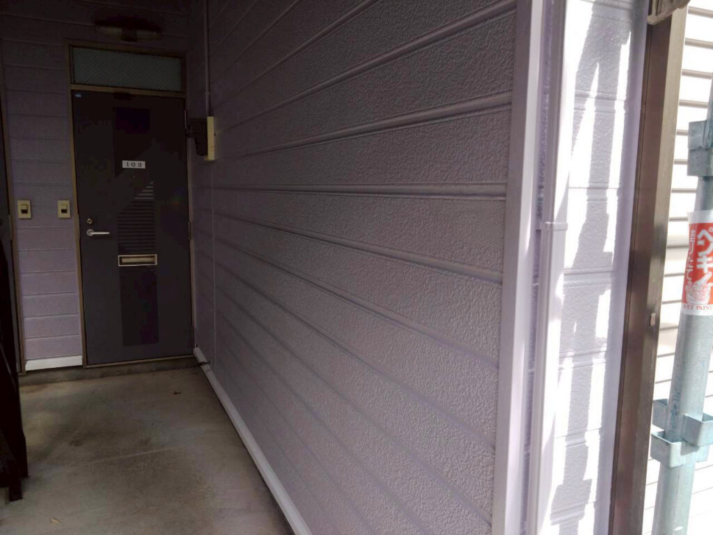 外壁塗装施工完了