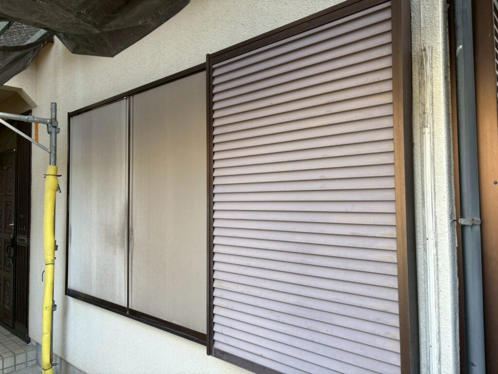 雨戸施工前