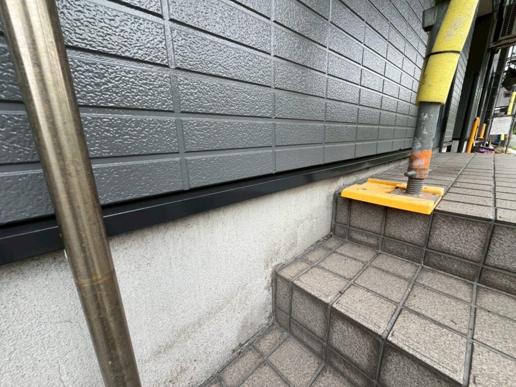 水切り施工完了