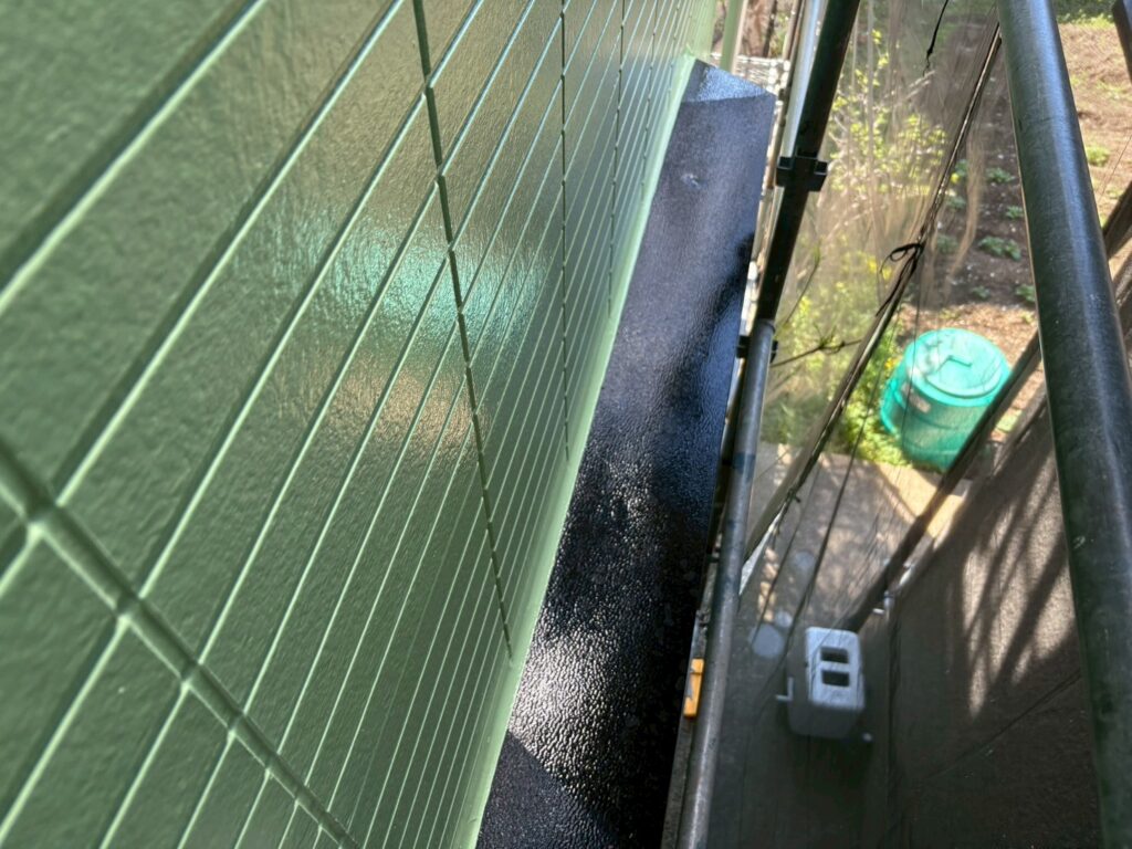 霧よけ庇施工完了