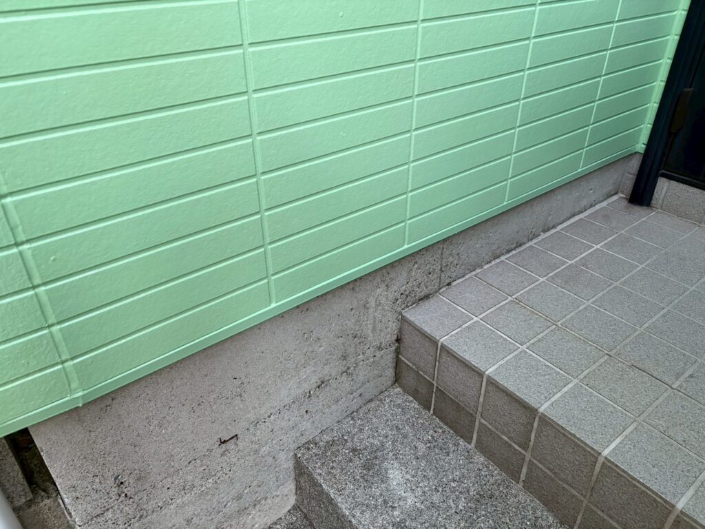 水切り施工完了