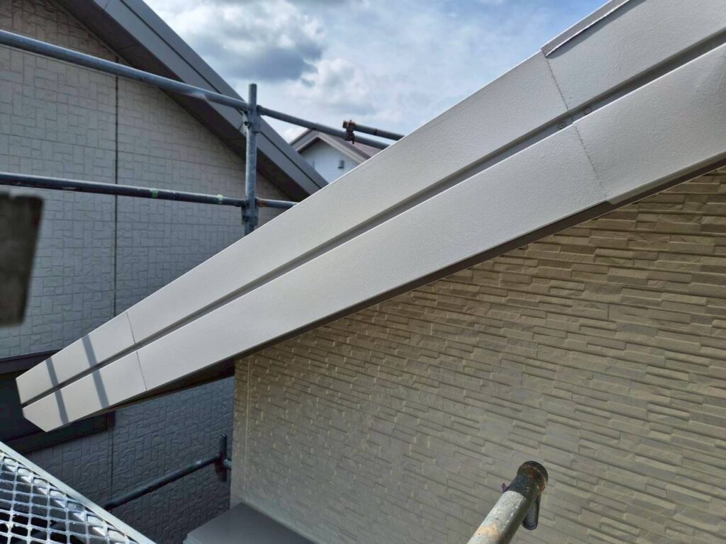 破風施工完了
