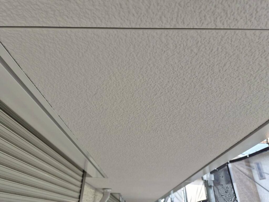 軒天施工完了