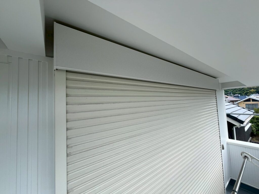 シャッターボックス施工完了