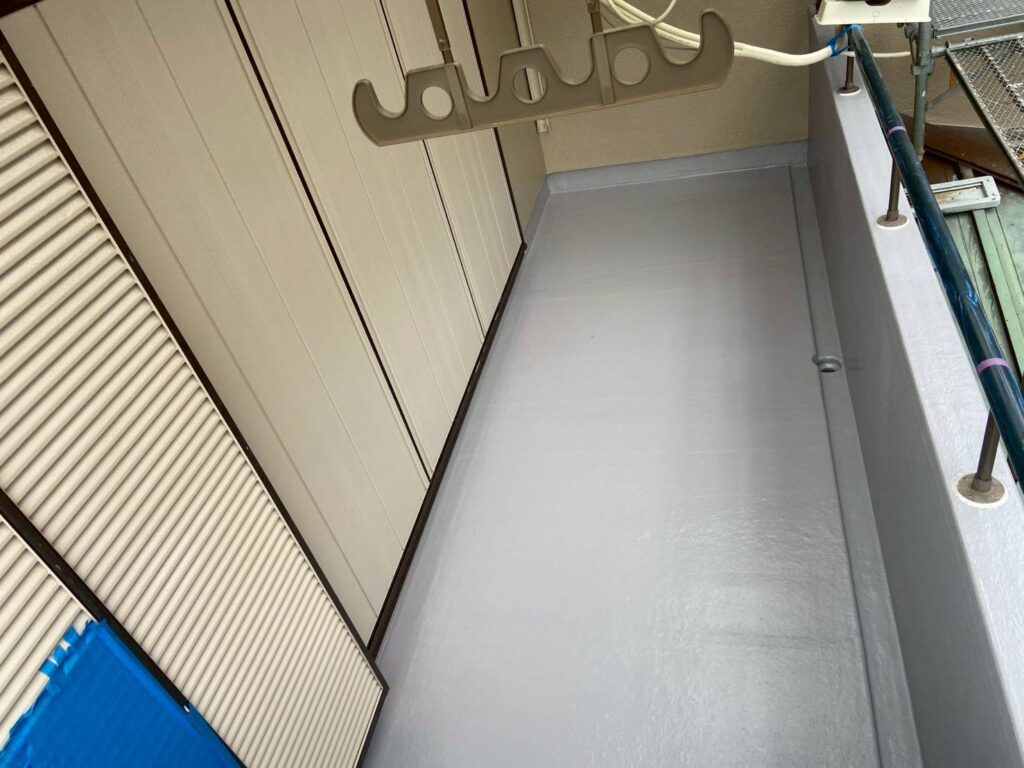 ベランダ施工完了