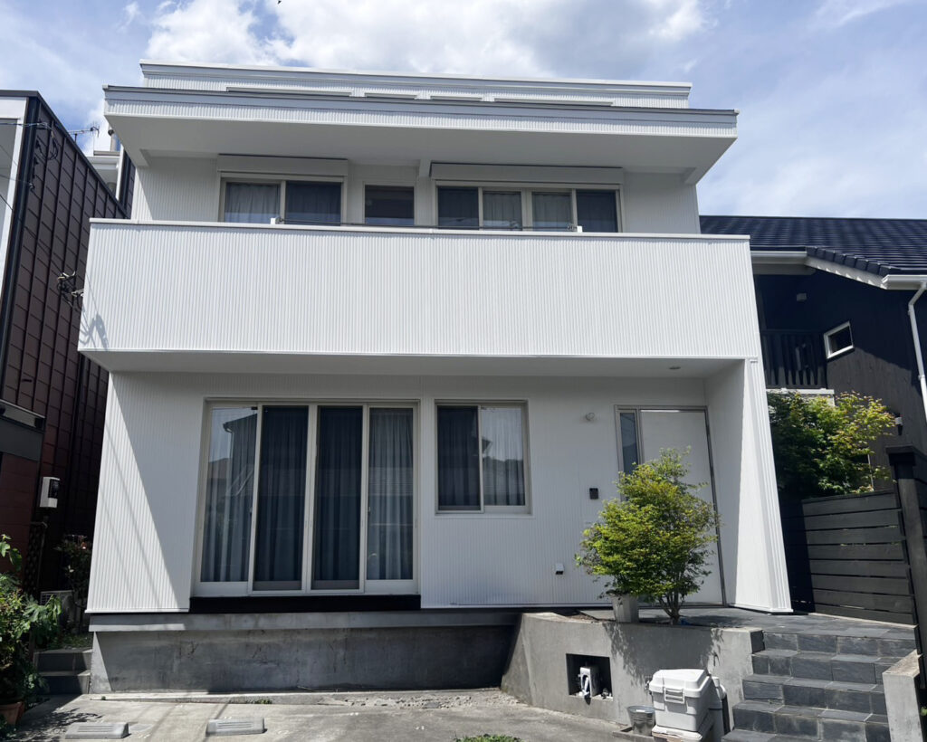 外壁塗装施工完了