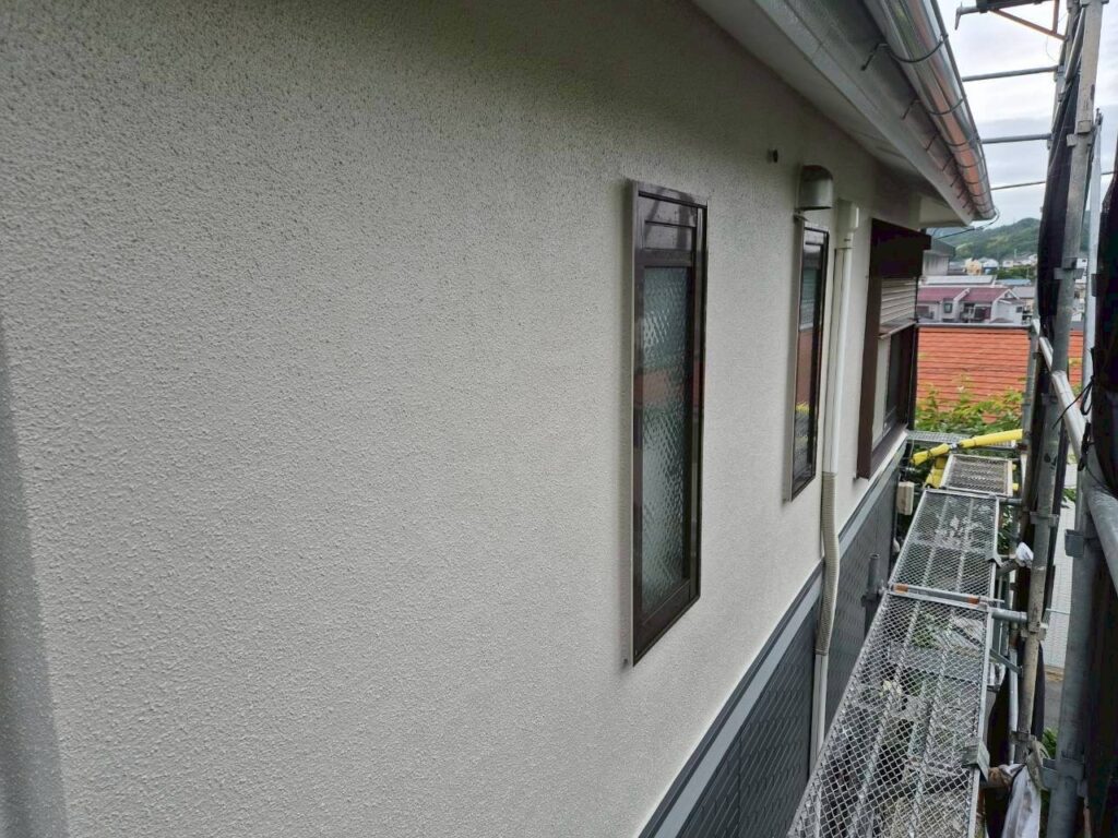 外壁施工完了