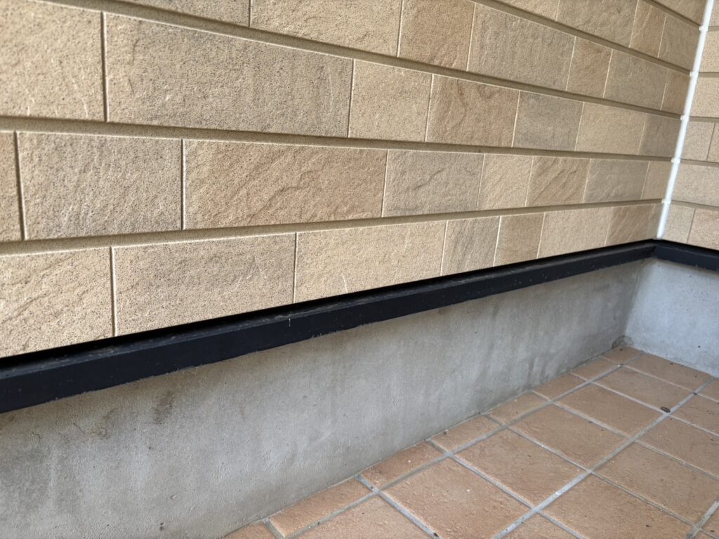 水切り施工前