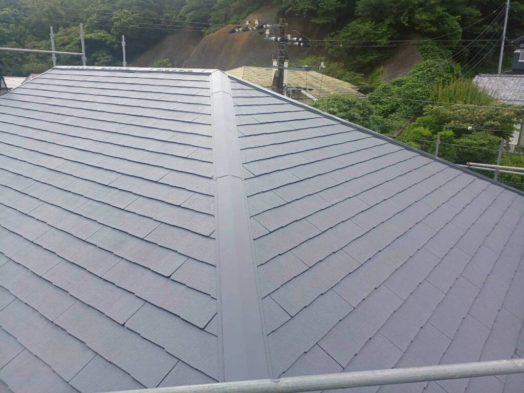 屋根施工完了
