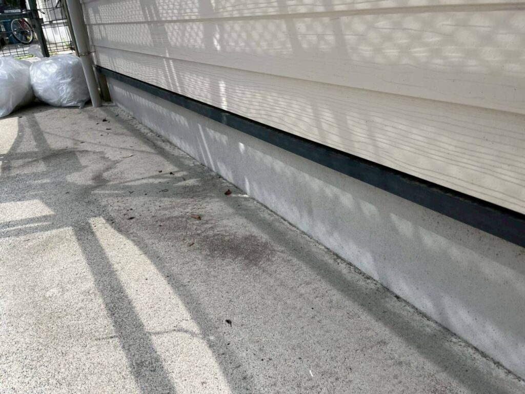 水切り施工前