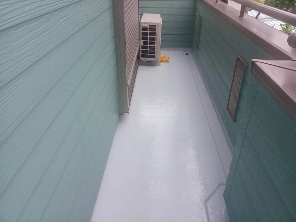 ベランダ施工完了