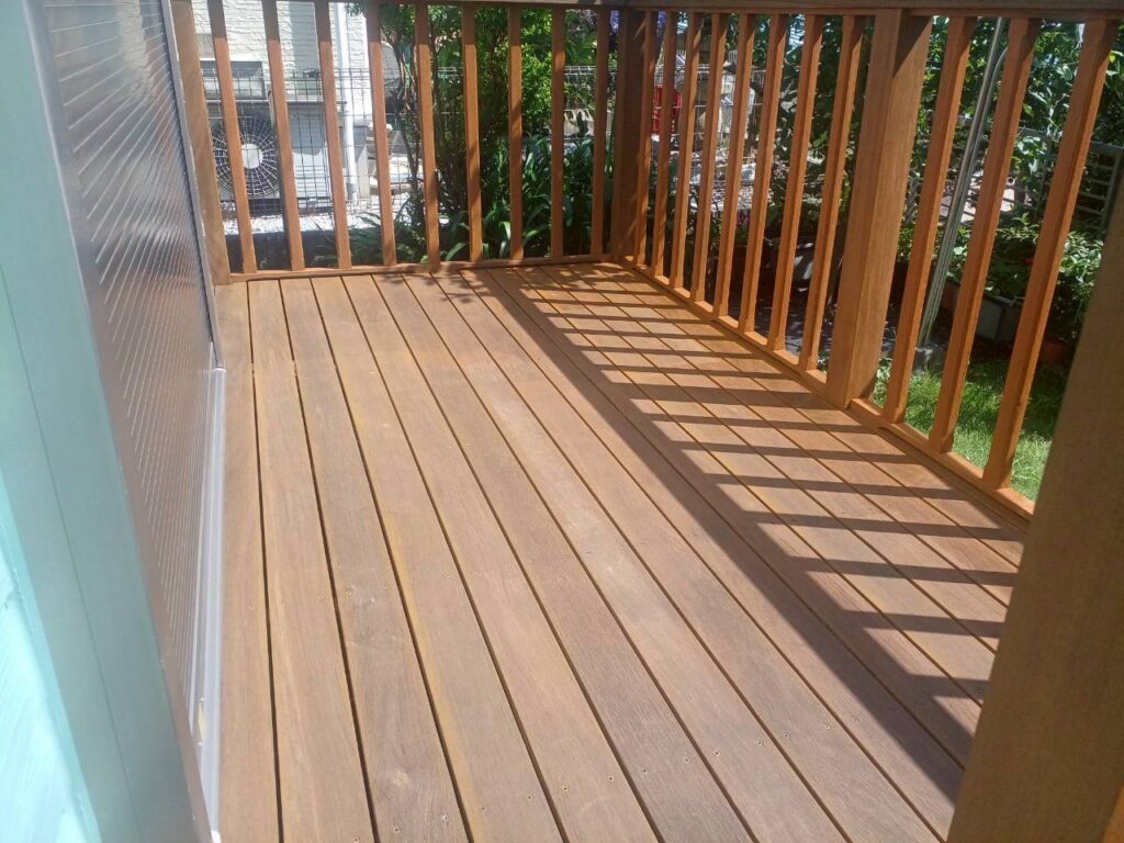 ベランダ施工完了