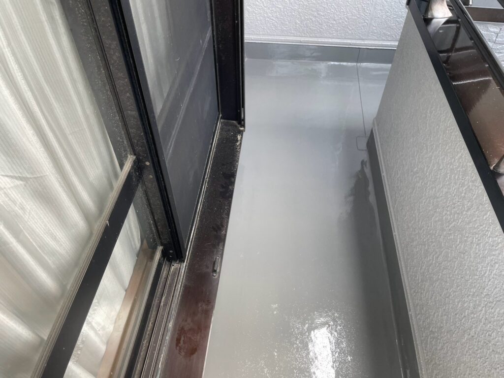 ベランダ施工完了