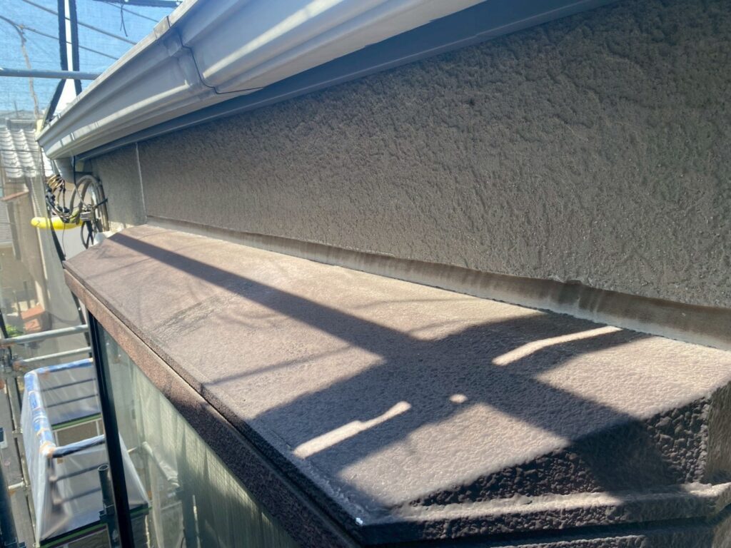 霧よけ庇施工前