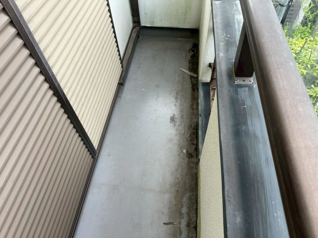 ベランダ防水施工前