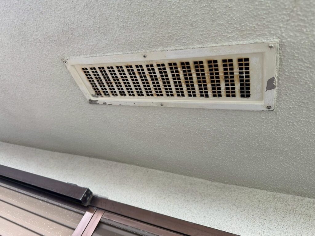 通風孔施工前