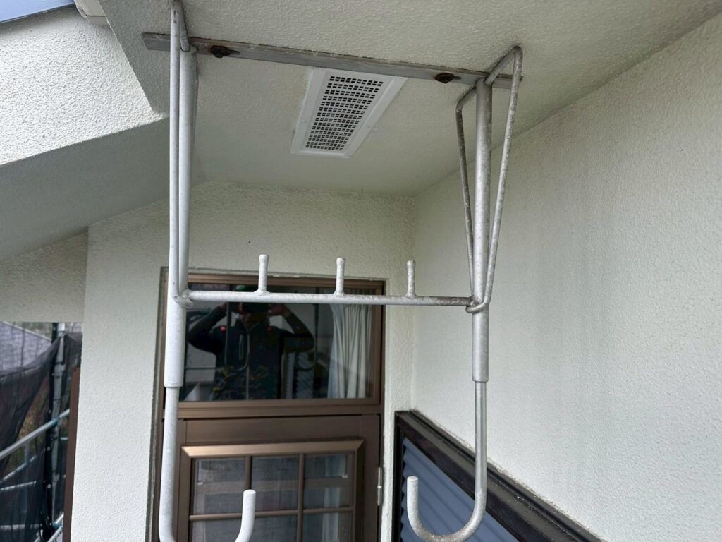 物干し塗装施工前